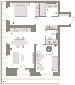 Продается 3-комн. квартира, 81,5 м²