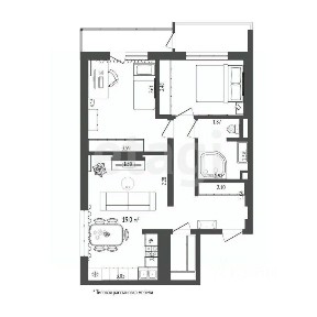 Продается 2-комн. квартира, 60,2 м²
