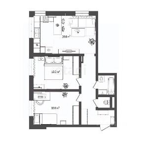 Продается 2-комн. квартира, 52,6 м²
