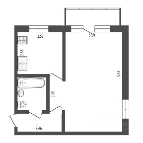Продается 1-комн. квартира, 31,8 м²