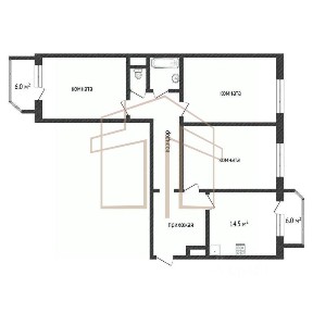 Продается 3-комн. квартира, 90,2 м²