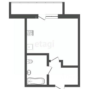 Продается студия, 27,3 м²