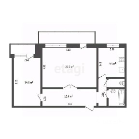 Продается 2-комн. квартира, 70 м²