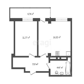 Продается 1-комн. квартира, 40,3 м²