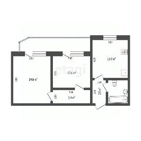 Продается 2-комн. квартира, 60 м²