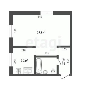Продается 1-комн. квартира, 30,7 м²