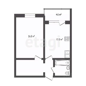 Продается 1-комн. квартира, 38,9 м²