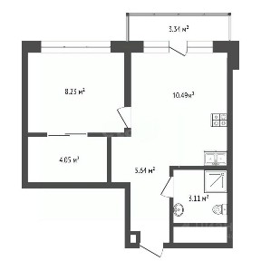 Продается 1-комн. квартира, 34,8 м²