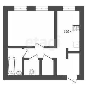 Продается 1-комн. квартира, 40,1 м²