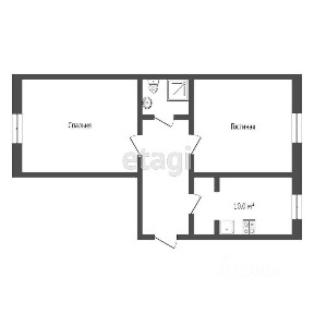 Продается 2-комн. квартира, 43,2 м²