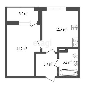 Продается 1-комн. квартира, 37 м²