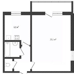 Продается 1-комн. квартира, 30 м²