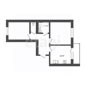 Продается 2-комн. квартира, 56 м²