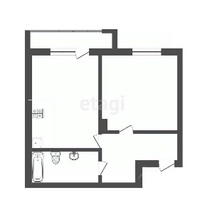 Продается 1-комн. квартира, 44,6 м²