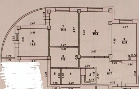 Сдается 3-комн. квартира, 89,9 м²