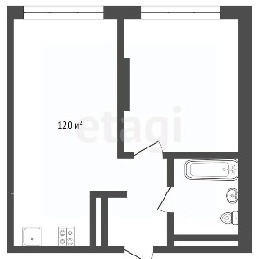 Продается 1-комн. квартира, 42 м²