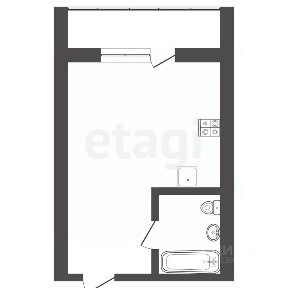 Продается студия, 32,5 м²