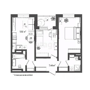 Продается 2-комн. квартира, 66 м²
