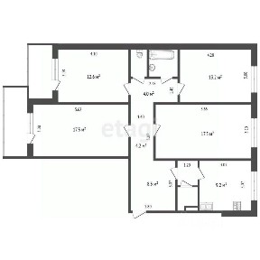 Продается 4-комн. квартира, 94,1 м²