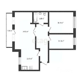 Продается 2-комн. квартира, 91,8 м²