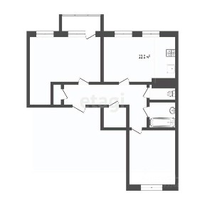 Продается 2-комн. квартира, 86,8 м²