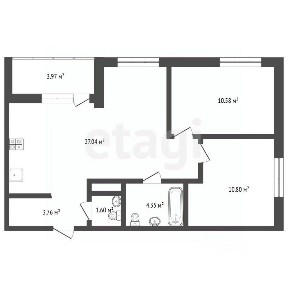 Продается 2-комн. квартира, 58,3 м²
