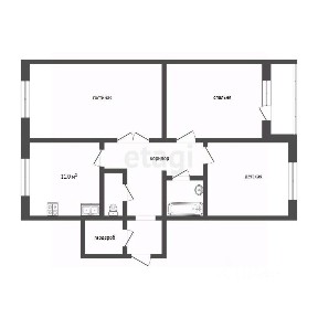 Продается 3-комн. квартира, 82,8 м²