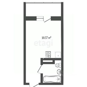 Продается студия, 19 м²
