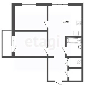 Продается 2-комн. квартира, 60,2 м²