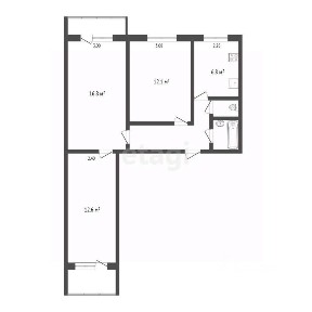 Продается 3-комн. квартира, 61,4 м²