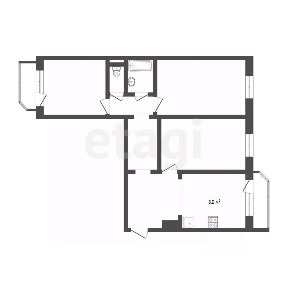 Продается 3-комн. квартира, 92,8 м²