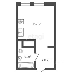 Продается студия, 25,2 м²