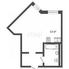 Продается студия, 32,3 м²