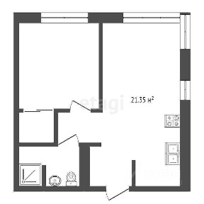 Продается 1-комн. квартира, 44 м²