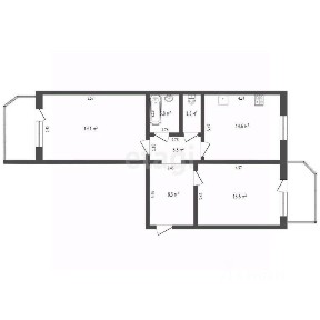 Продается 2-комн. квартира, 67 м²