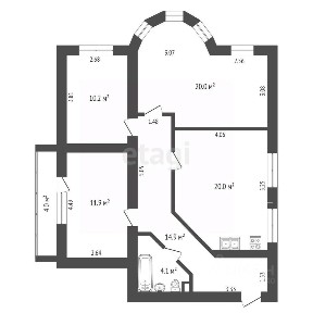 Продается 3-комн. квартира, 81,1 м²