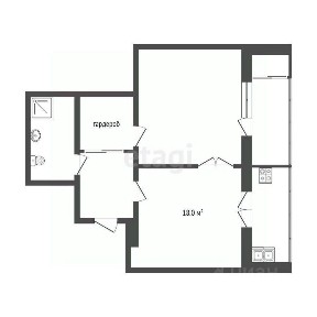 Продается 1-комн. квартира, 47,9 м²