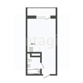 Продается студия, 24,4 м²