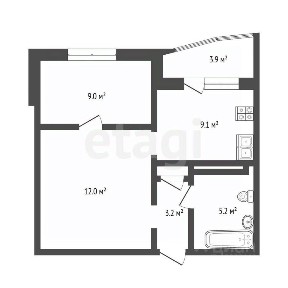 Продается 1-комн. квартира, 41 м²