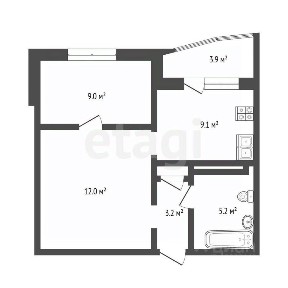 Продается 1-комн. квартира, 41 м²