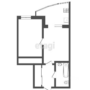 Продается 1-комн. квартира, 41,8 м²