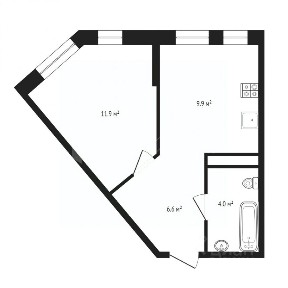Продается 1-комн. квартира, 32,1 м²