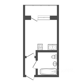 Продается студия, 18,9 м²