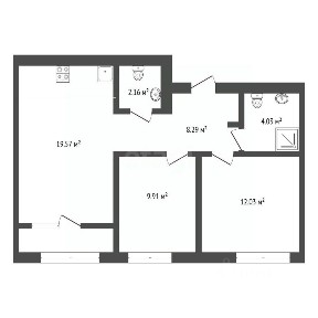 Продается 2-комн. квартира, 64 м²