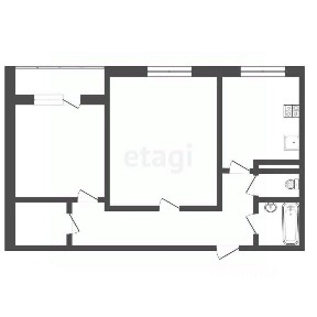 Продается 2-комн. квартира, 50,7 м²