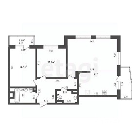 Продается 3-комн. квартира, 86,8 м²