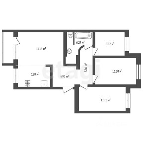 Продается 3-комн. квартира, 78,5 м²