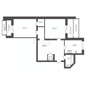 Продается 2-комн. квартира, 86 м²