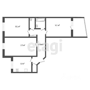 Продается 3-комн. квартира, 64,6 м²