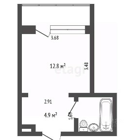Продается 1-комн. квартира, 19,5 м²